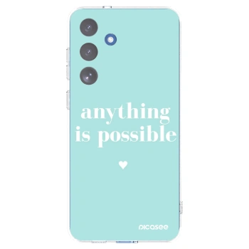 Picasee silikónový prehľadný obal pre Samsung Galaxy S25 FE 5G - Anything is possible