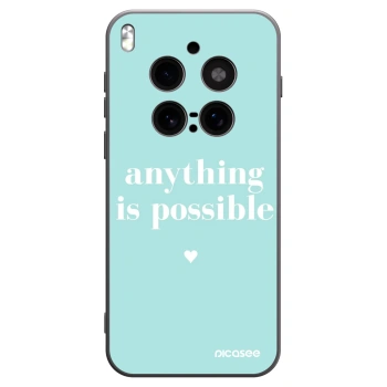 Picasee silikónový čierny obal pre Vivo X300 Pro - Anything is possible