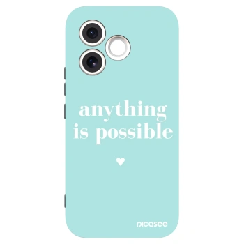 Picasee silikónový čierny obal pre Honor 600 Lite - Anything is possible