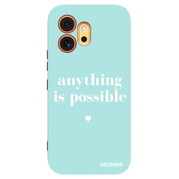 Picasee silikónový čierny obal pre Honor 600 - Anything is possible