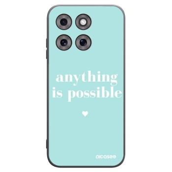 Picasee silikónový čierny obal pre Motorola Moto G77 - Anything is possible