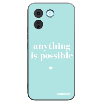 Picasee silikónový čierny obal pre Xiaomi Redmi Note 17 Pro MAX 5G - Anything is possible