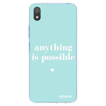 Picasee silikónový prehľadný obal pre Xiaomi Redmi 7A - Anything is possible