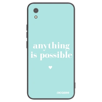 Picasee silikónový čierny obal pre Xiaomi Redmi 7A - Anything is possible