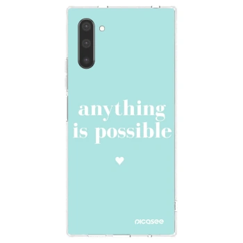 Picasee silikónový prehľadný obal pre Samsung Galaxy Note 10 N970F - Anything is possible