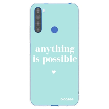 Picasee silikónový prehľadný obal pre Xiaomi Redmi Note 8T - Anything is possible