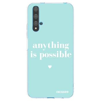 Picasee silikónový prehľadný obal pre Huawei Nova 5T - Anything is possible