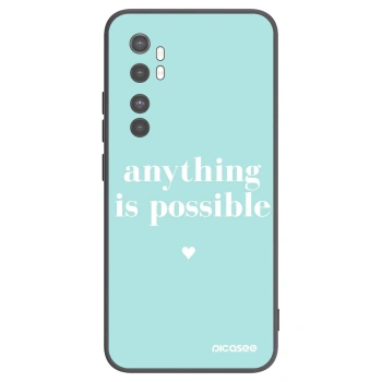 Picasee silikónový čierny obal pre Xiaomi Mi Note 10 Lite - Anything is possible