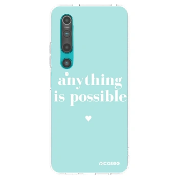 Picasee silikónový prehľadný obal pre Xiaomi Mi 10 - Anything is possible
