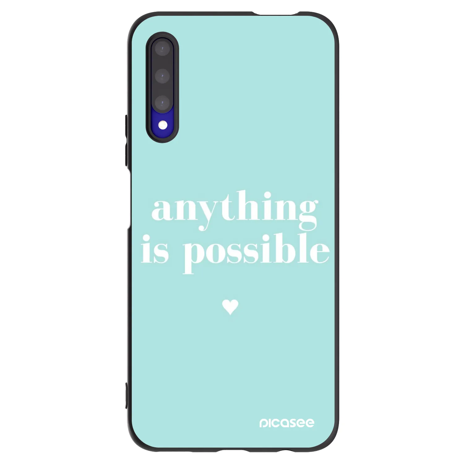 Picasee silikónový čierny obal pre Honor 9X Pro - Anything is possible