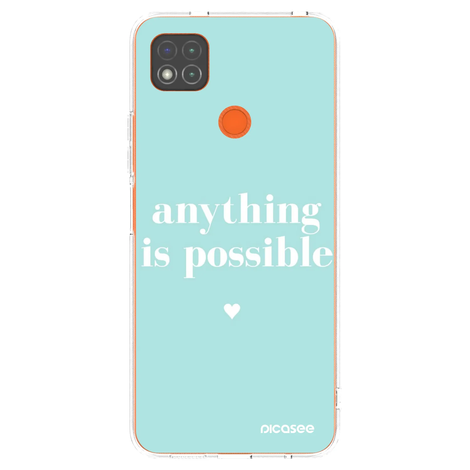 Silikónový prehľadný obal pre Xiaomi Redmi 9C - Anything is possible
