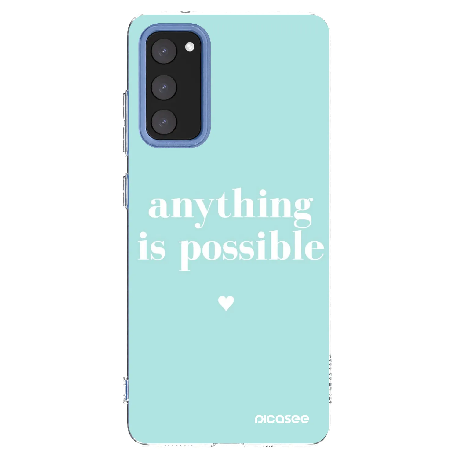 Silikónový prehľadný obal pre Samsung Galaxy S20 FE - Anything is possible