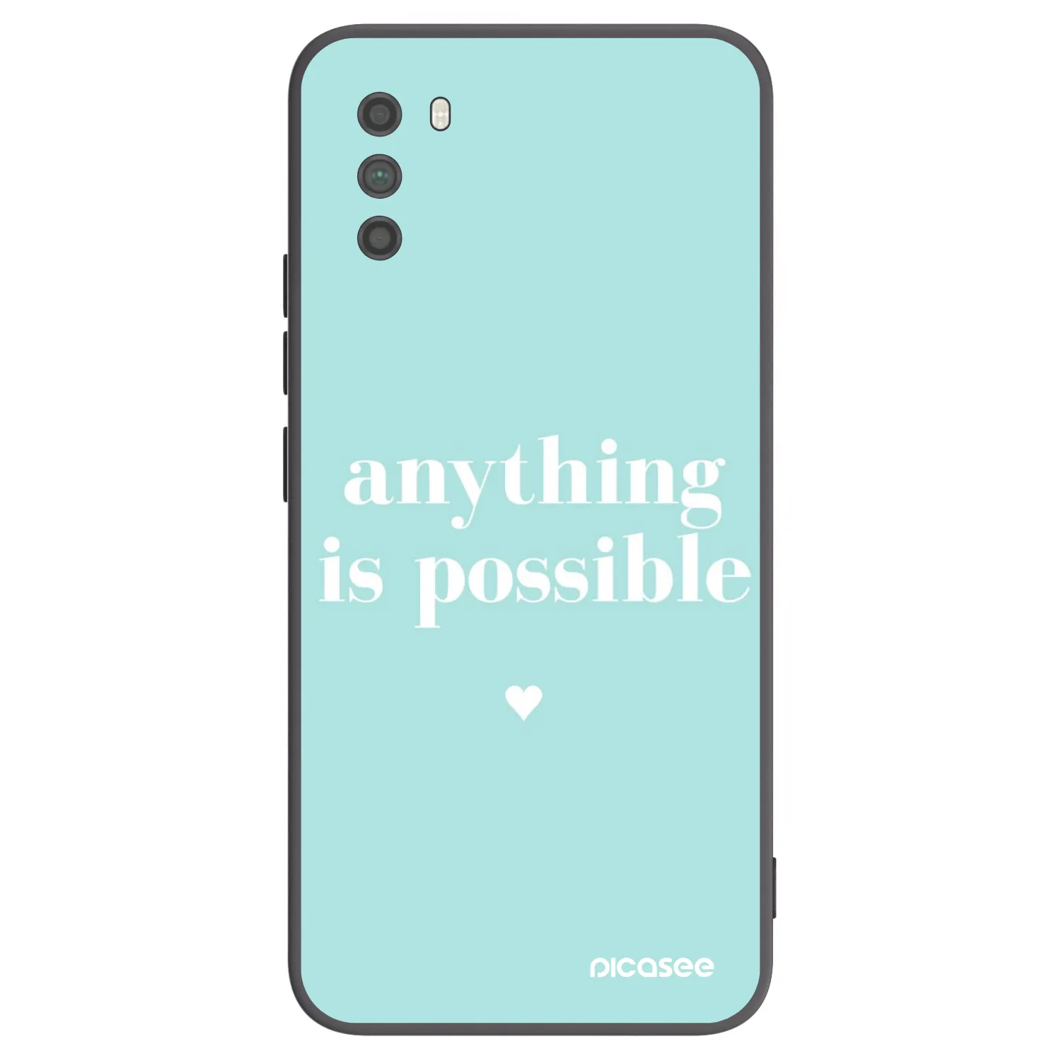 Picasee silikónový čierny obal pre Xiaomi Poco M3 - Anything is possible
