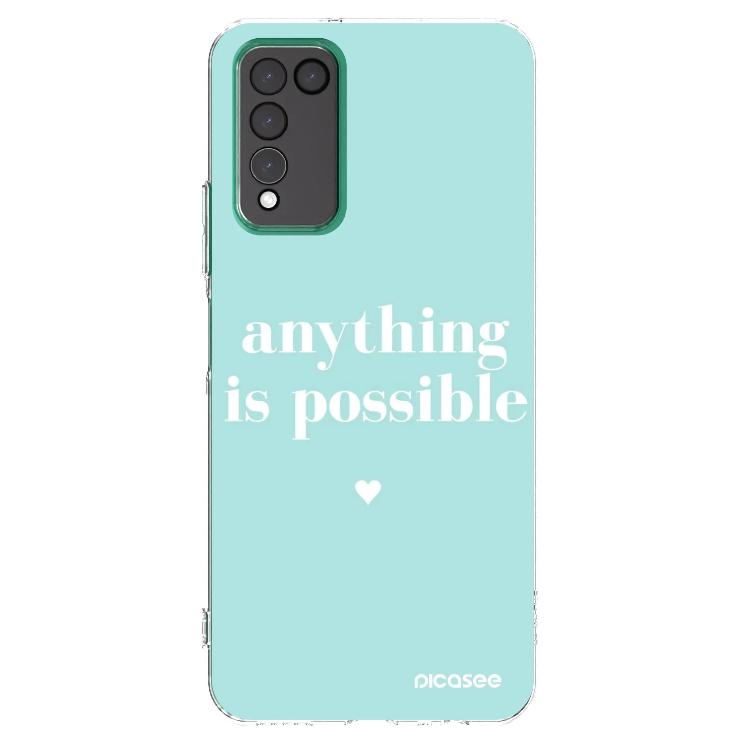 Picasee silikónový prehľadný obal pre Honor 10X Lite - Anything is possible