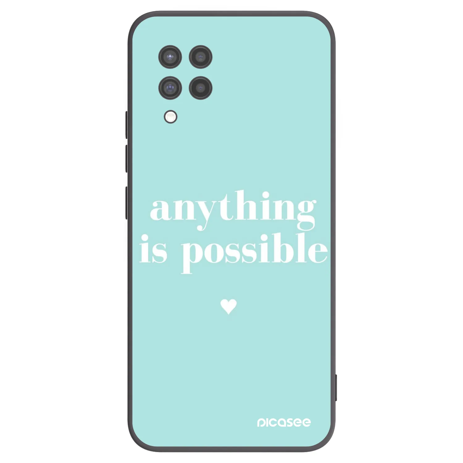 Picasee silikónový čierny obal pre Samsung Galaxy A42 A426B - Anything is possible