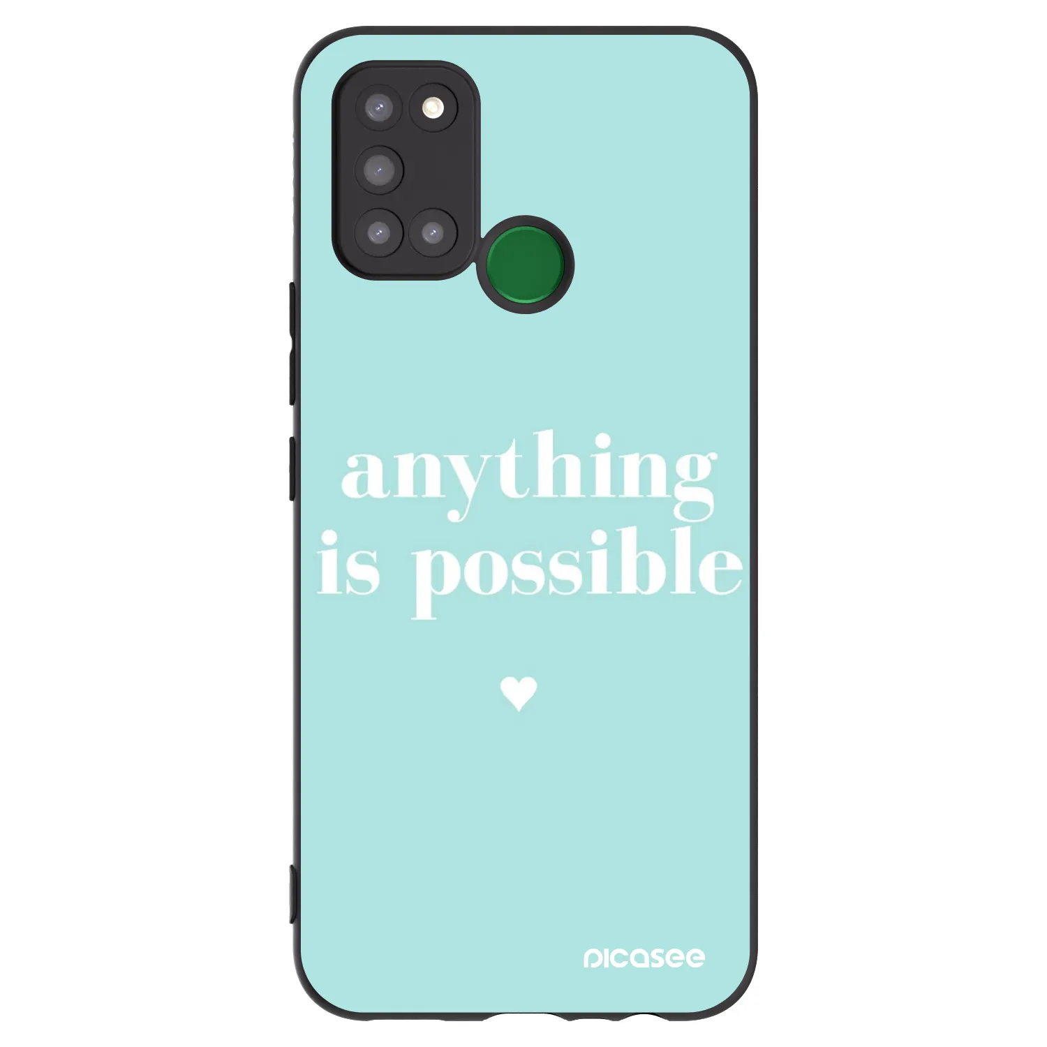 Picasee silikónový čierny obal pre Realme 7i - Anything is possible