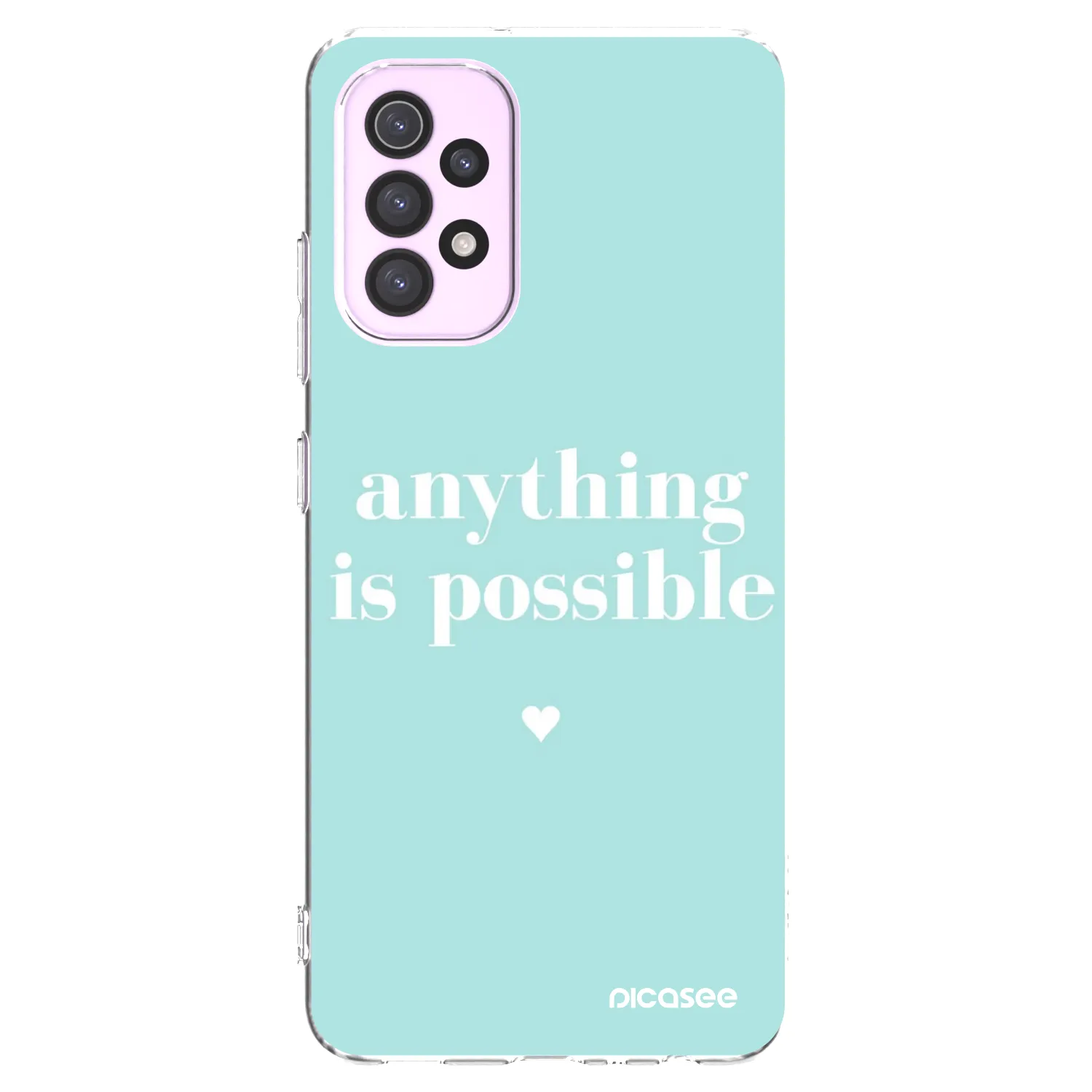 Picasee silikónový prehľadný obal pre Samsung Galaxy A32 5G A326B - Anything is possible