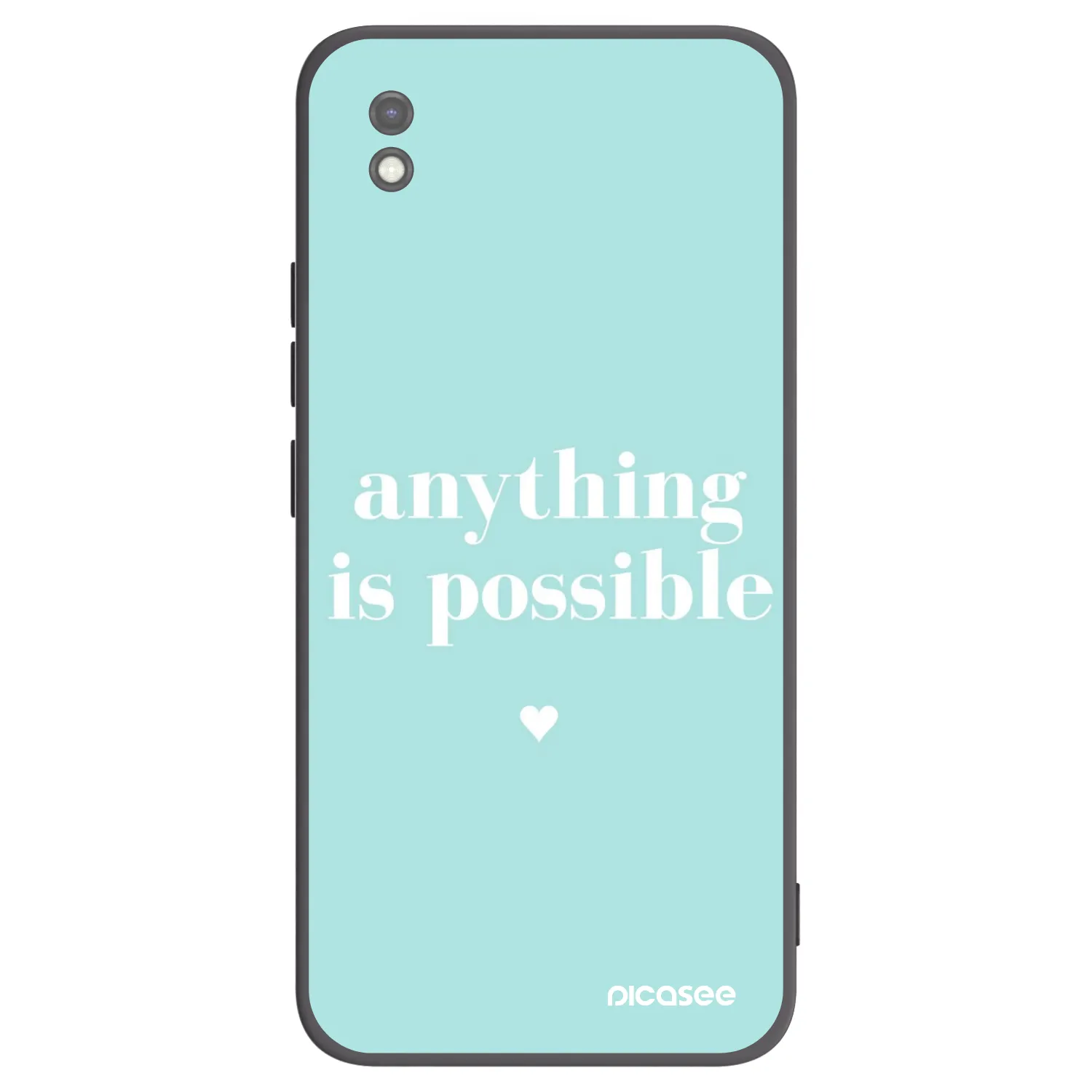 Picasee silikónový čierny obal pre Xiaomi Redmi 9AT - Anything is possible