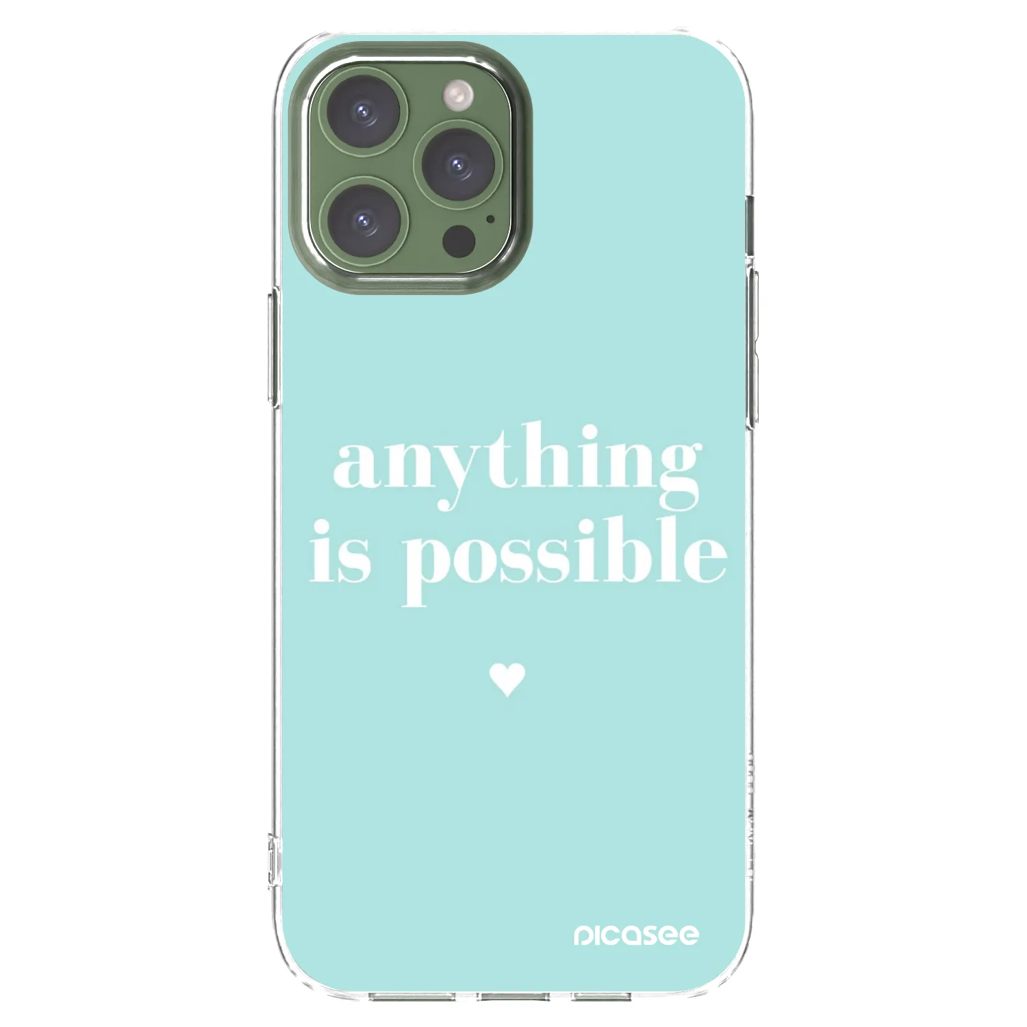 Silikónový prehľadný obal pre Apple iPhone 13 Pro Max - Anything is possible