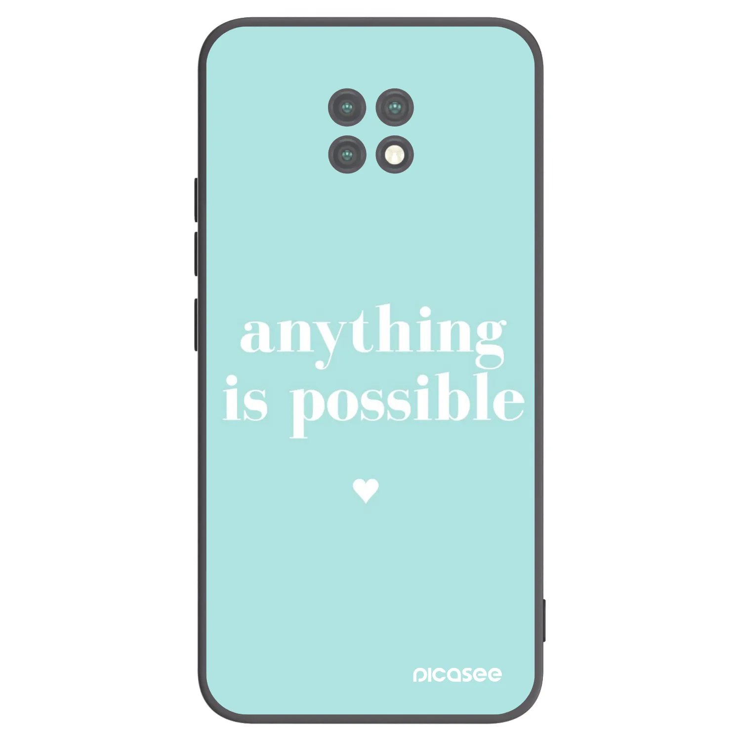 Picasee silikónový čierny obal pre Xiaomi Redmi Note 9T - Anything is possible
