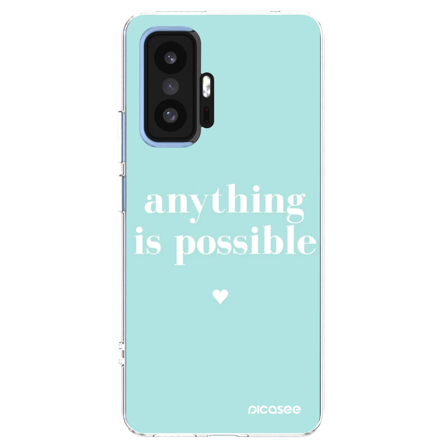 Silikónový prehľadný obal pre Xiaomi 11T Pro - Anything is possible