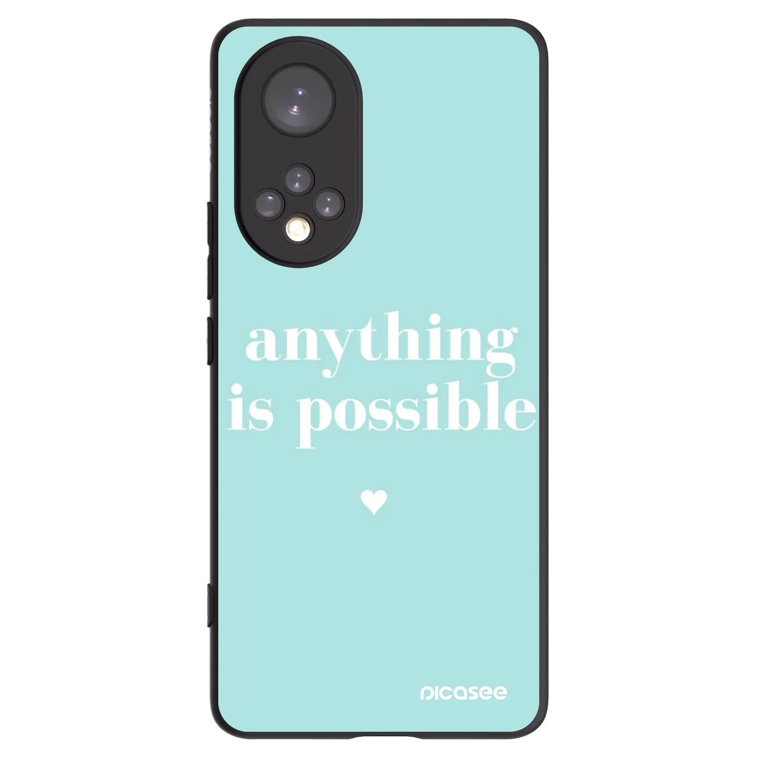 Picasee silikónový čierny obal pre Huawei Nova 9 - Anything is possible