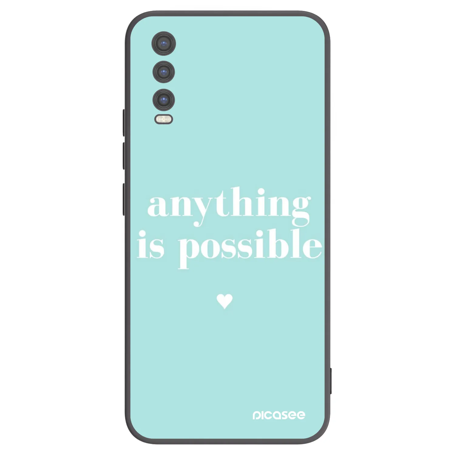 Picasee silikónový čierny obal pre Vivo Y20s - Anything is possible