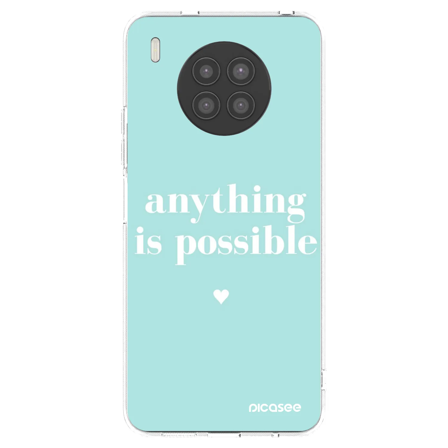 Silikónový prehľadný obal pre Huawei Nova 8i - Anything is possible