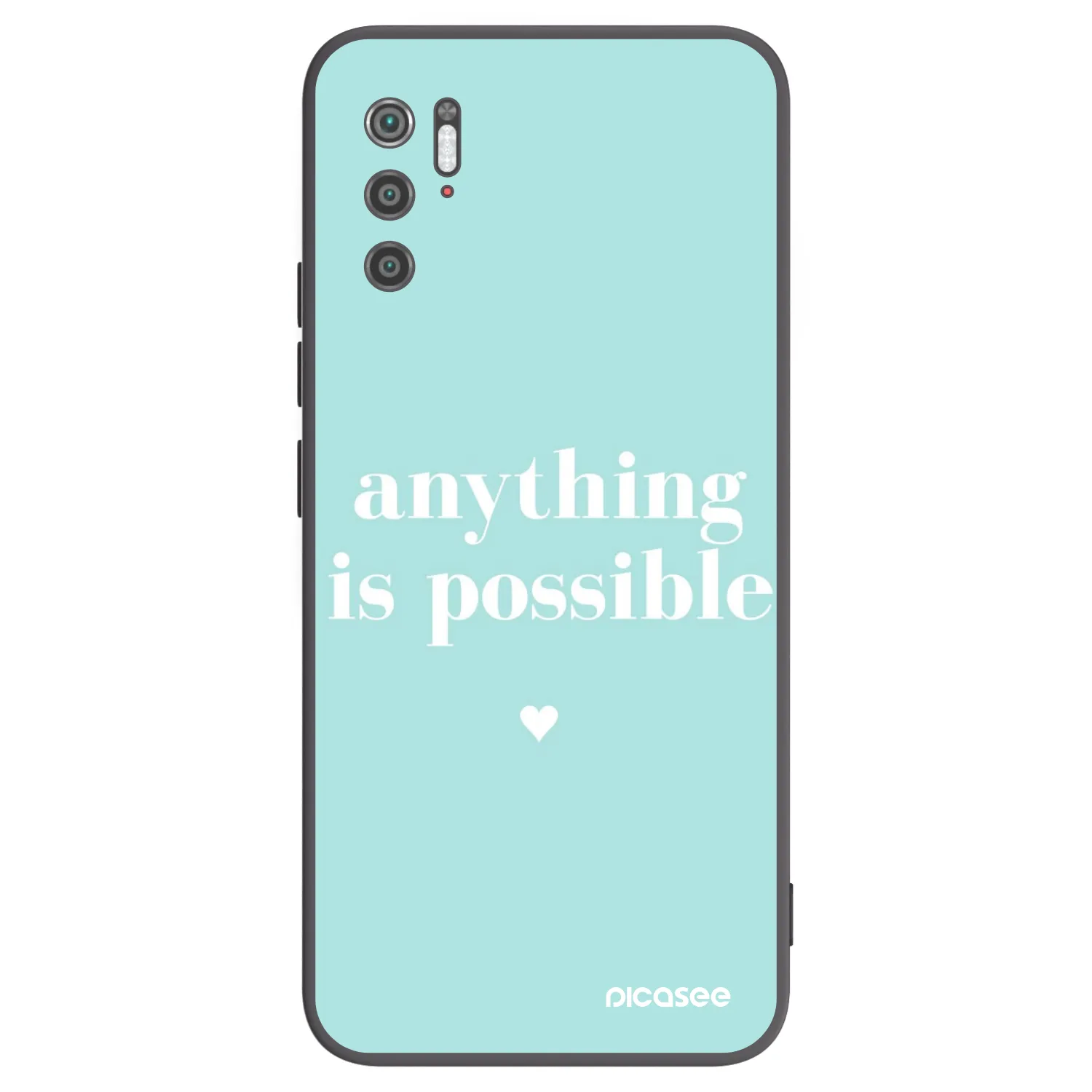 Picasee silikónový čierny obal pre Xiaomi Poco M3 Pro 5G - Anything is possible