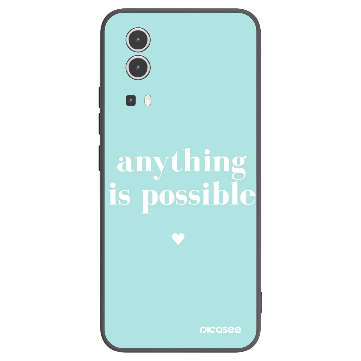 Picasee silikónový čierny obal pre Vivo Y72 5G - Anything is possible
