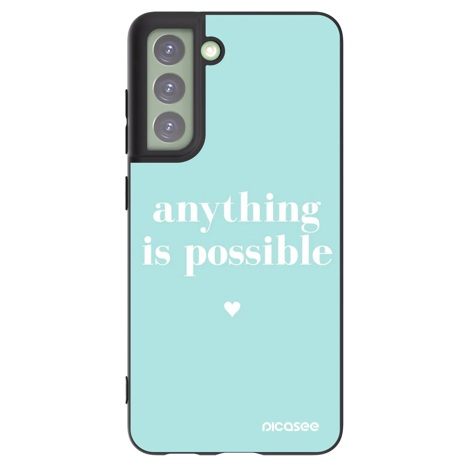 Picasee silikónový čierny obal pre Samsung Galaxy S21 FE 5G - Anything is possible