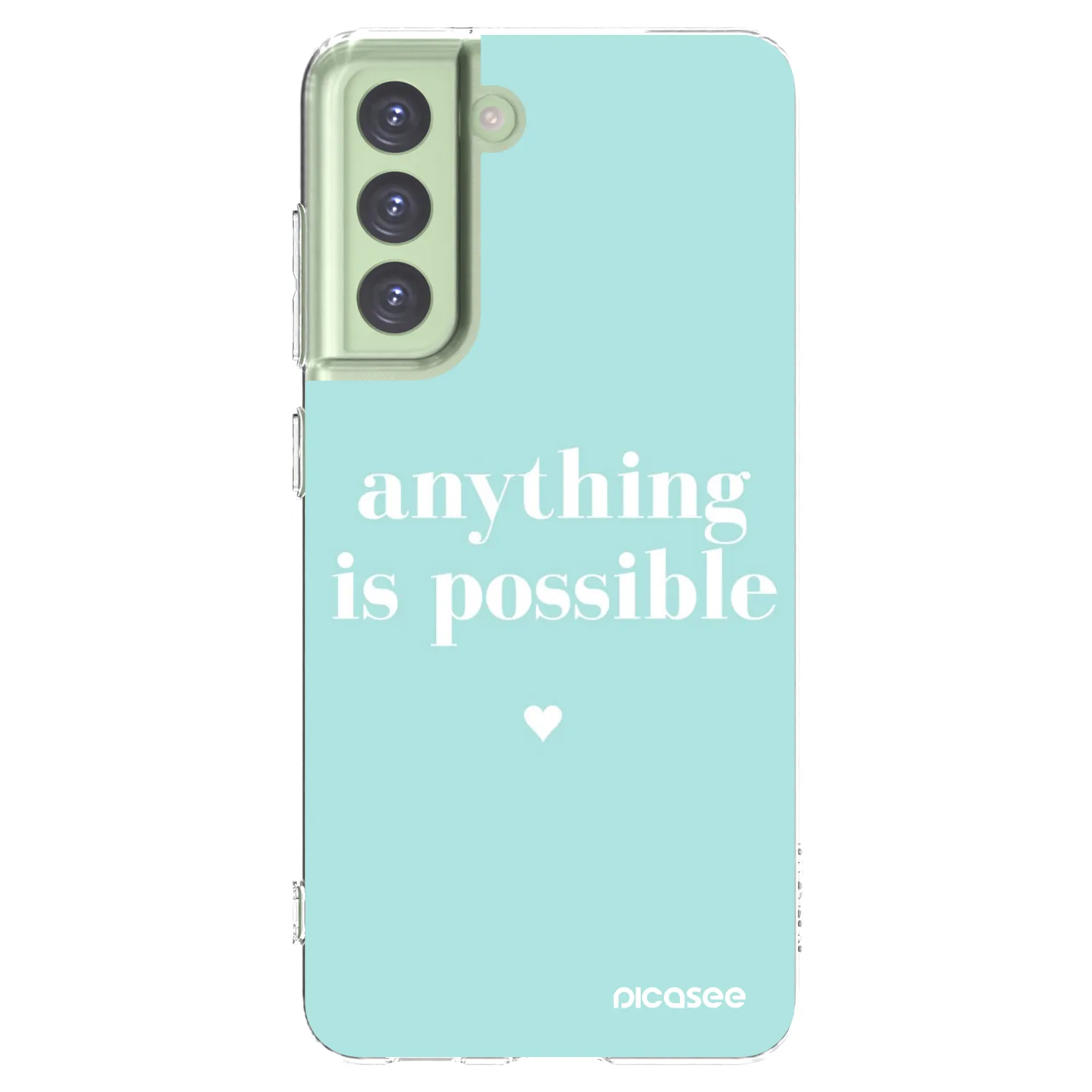 Picasee silikónový prehľadný obal pre Samsung Galaxy S21 FE 5G - Anything is possible