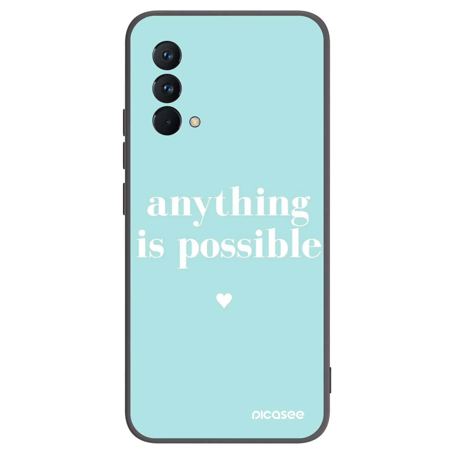 Picasee silikónový čierny obal pre Realme GT Master Edition 5G - Anything is possible