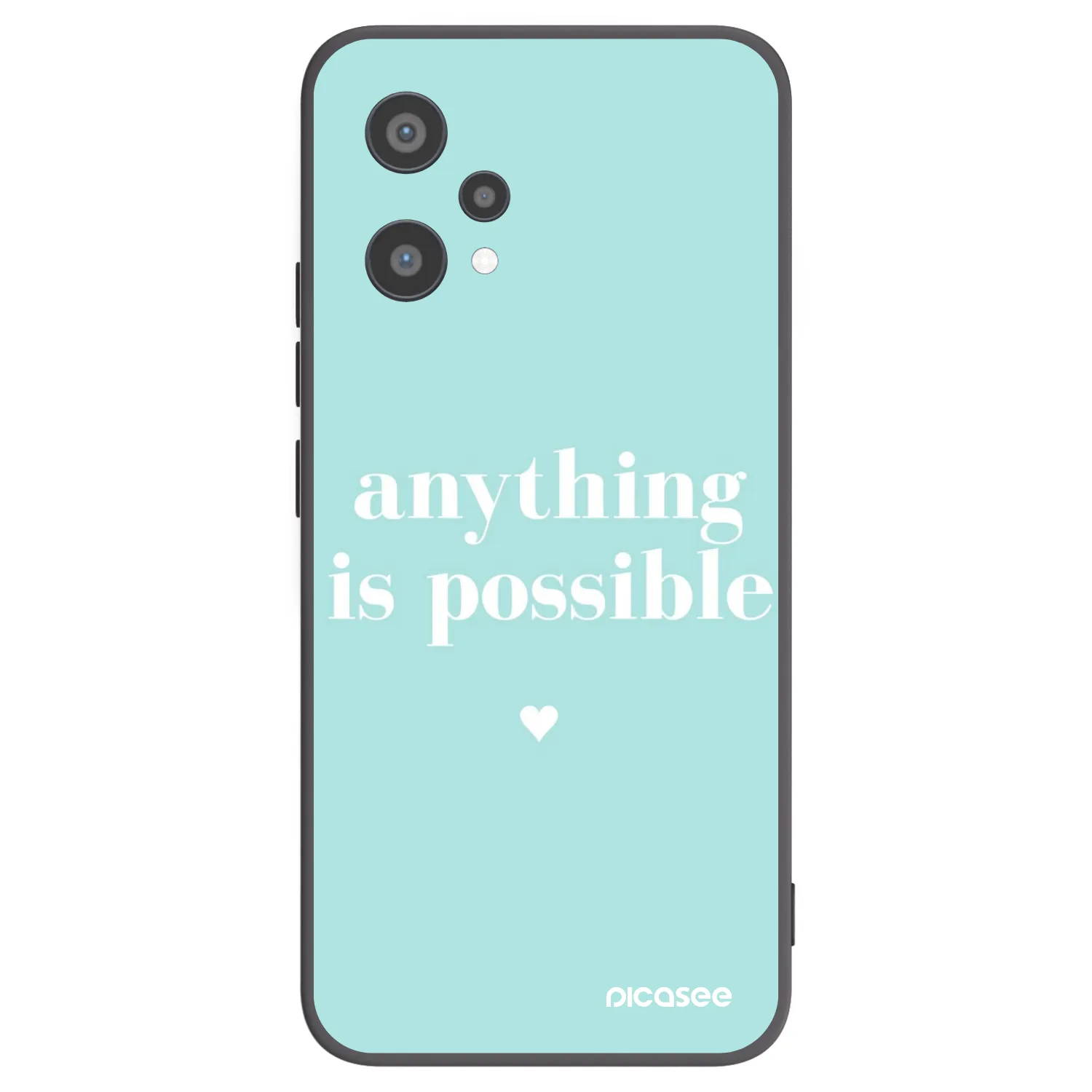Picasee silikónový čierny obal pre Realme 9 Pro 5G - Anything is possible