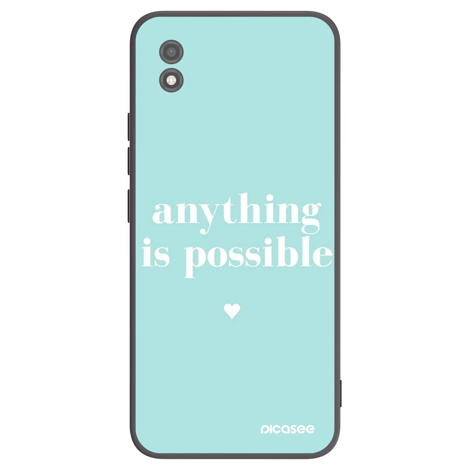 Picasee silikónový čierny obal pre Realme C11 (2021) - Anything is possible