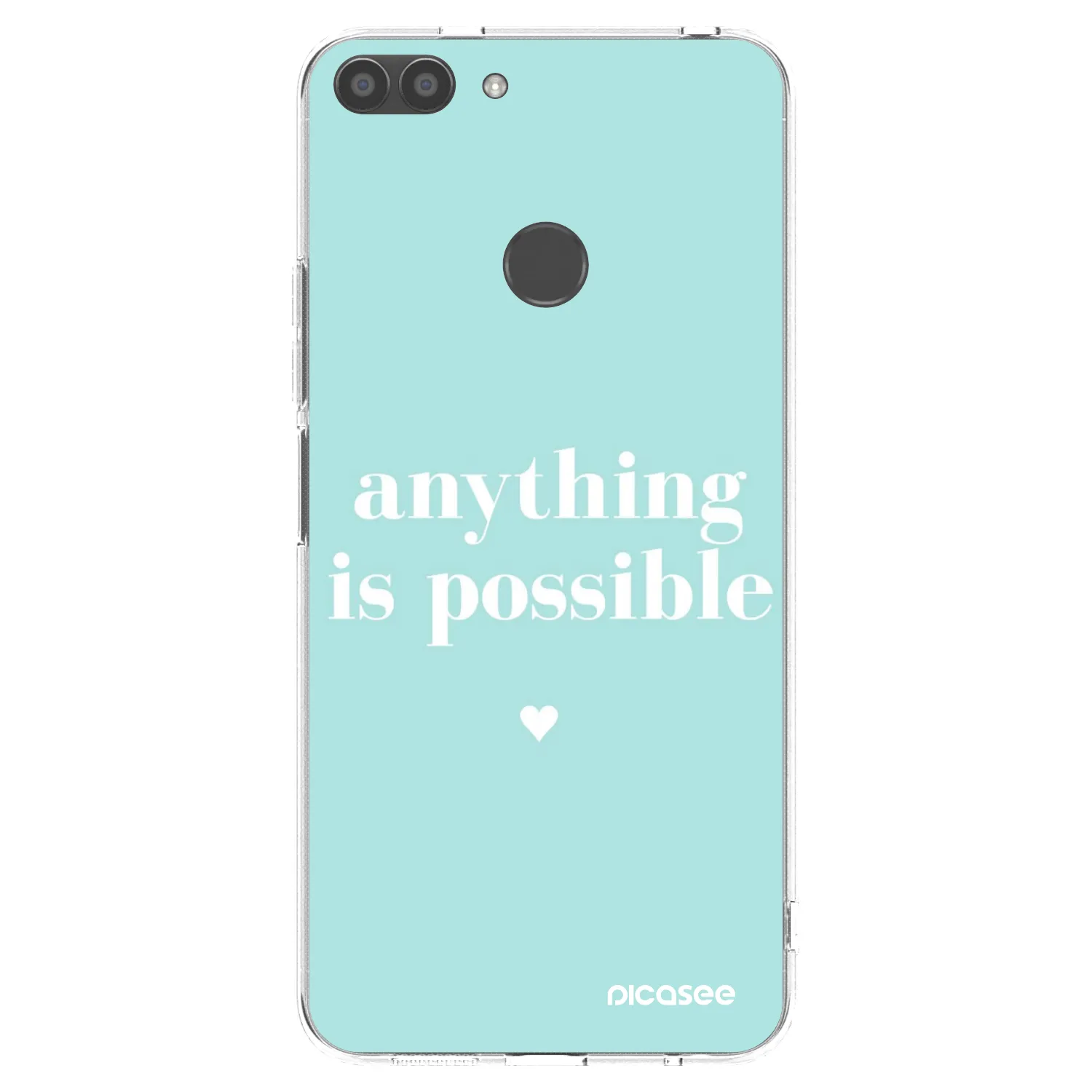 Silikónový prehľadný obal pre Huawei P Smart - Anything is possible
