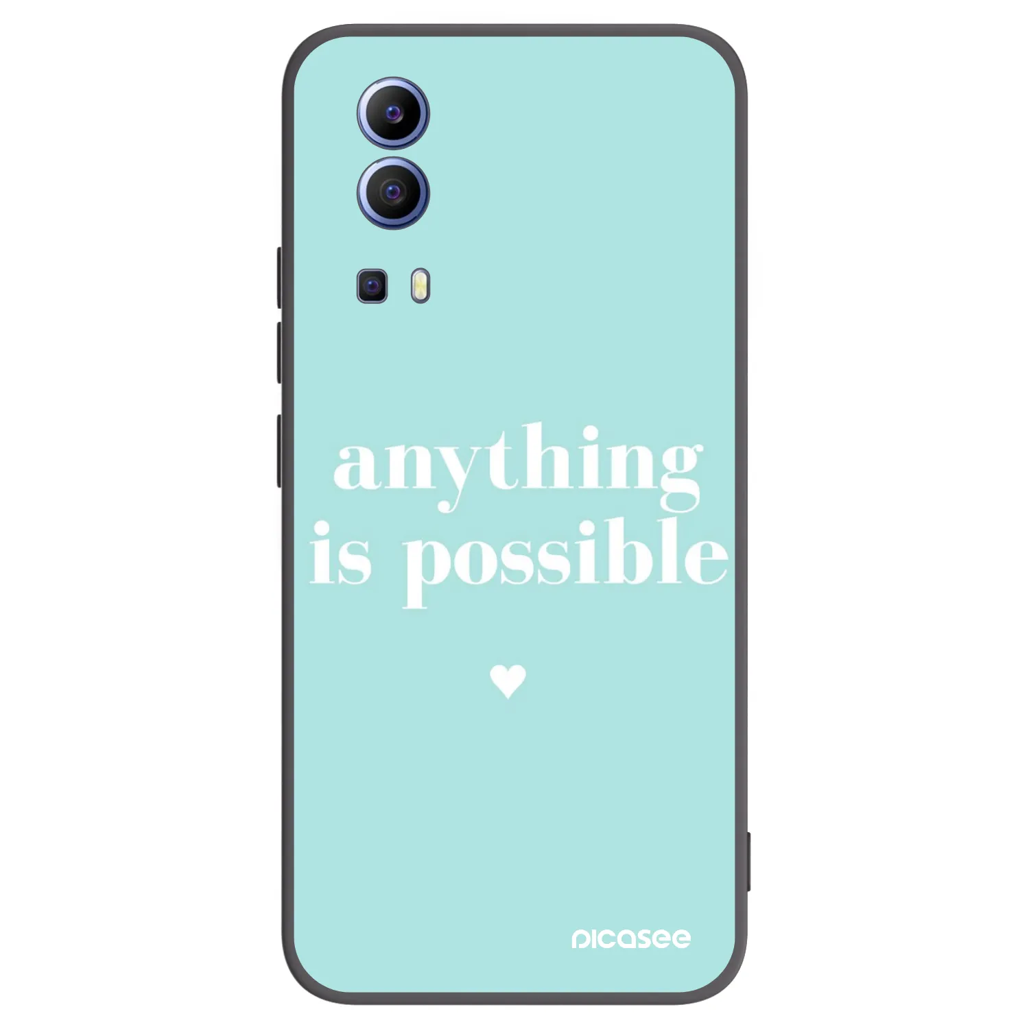Picasee silikónový čierny obal pre Vivo Y52 5G - Anything is possible