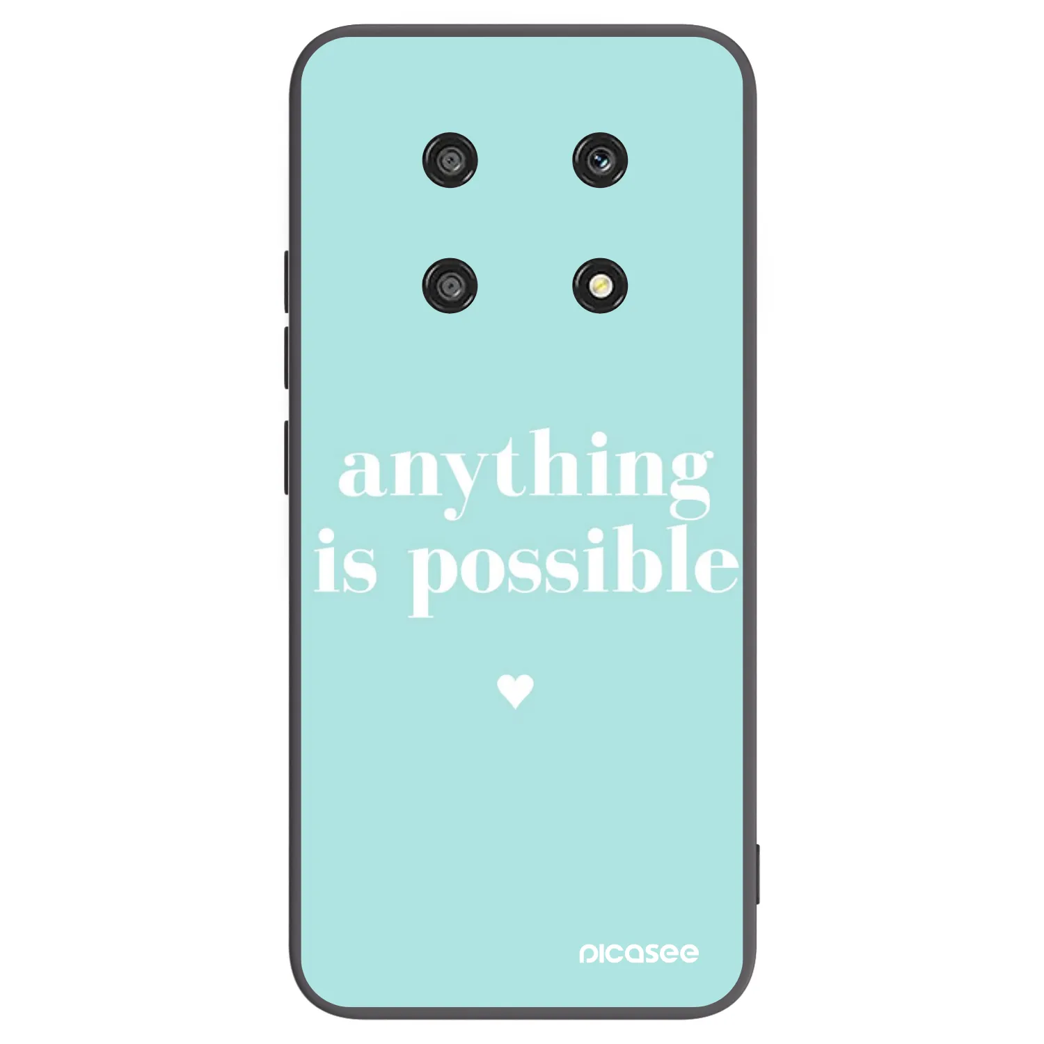Picasee silikónový čierny obal pre Honor Magic4 Lite 5G - Anything is possible