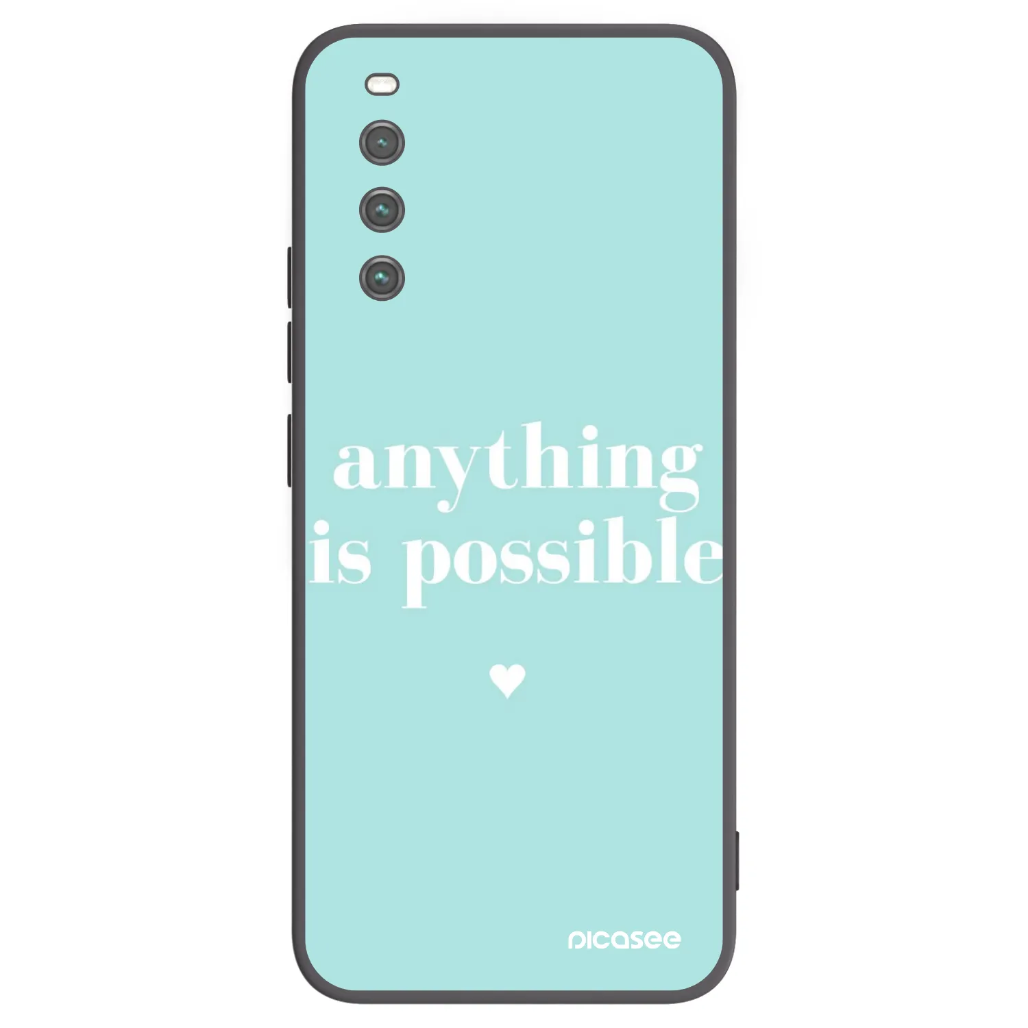 Picasee silikónový čierny obal pre Sony Xperia 10 IV 5G - Anything is possible