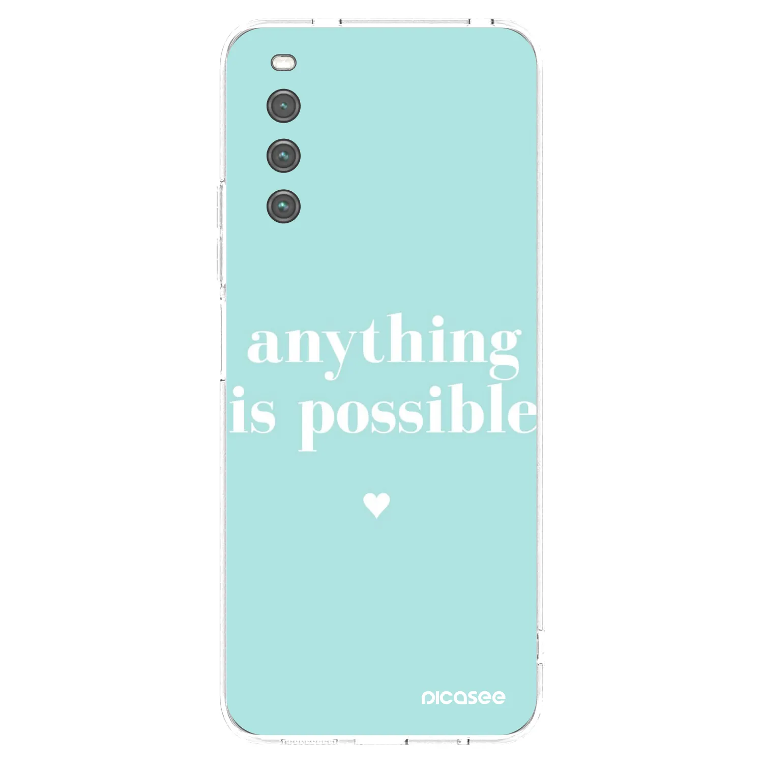 Picasee silikónový prehľadný obal pre Sony Xperia 10 IV 5G - Anything is possible