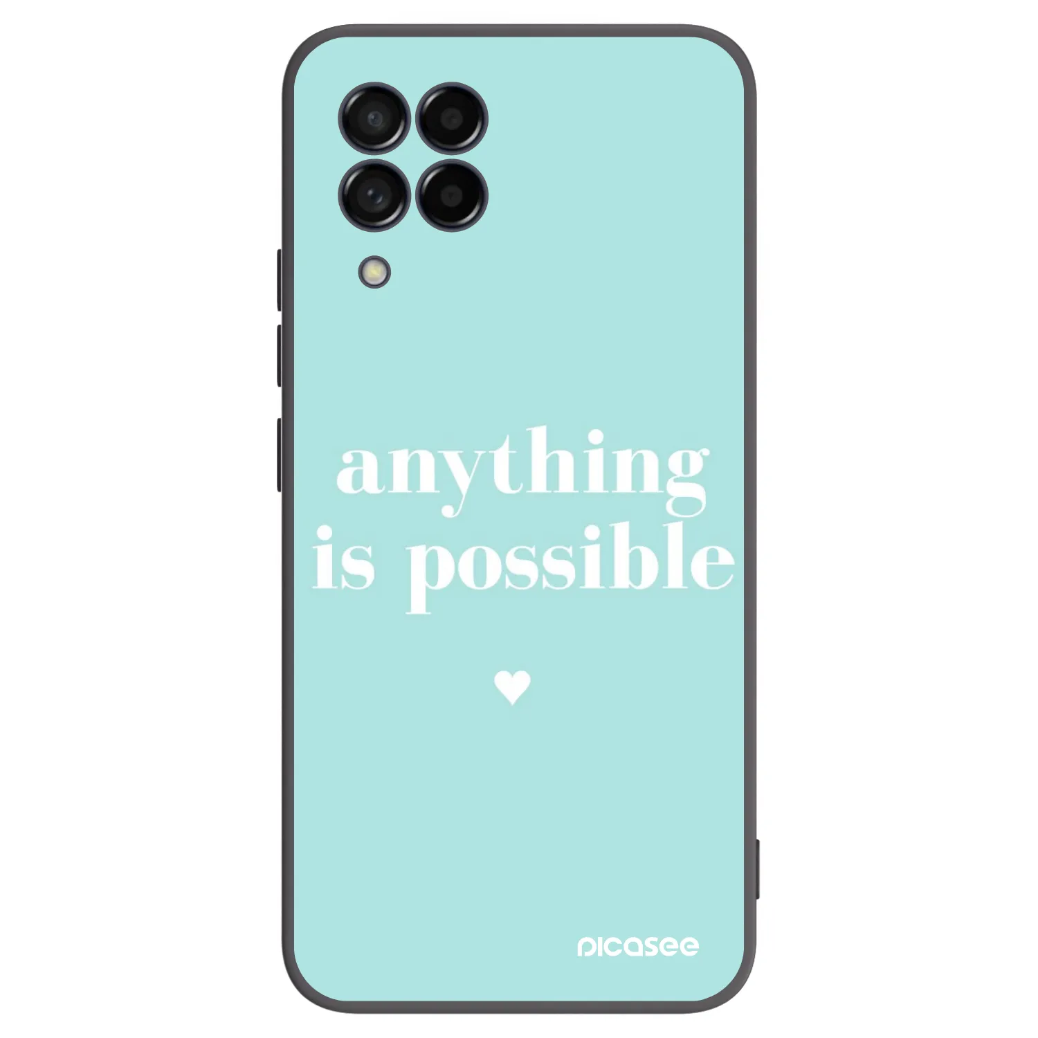 Picasee silikónový čierny obal pre Samsung Galaxy M53 5G - Anything is possible