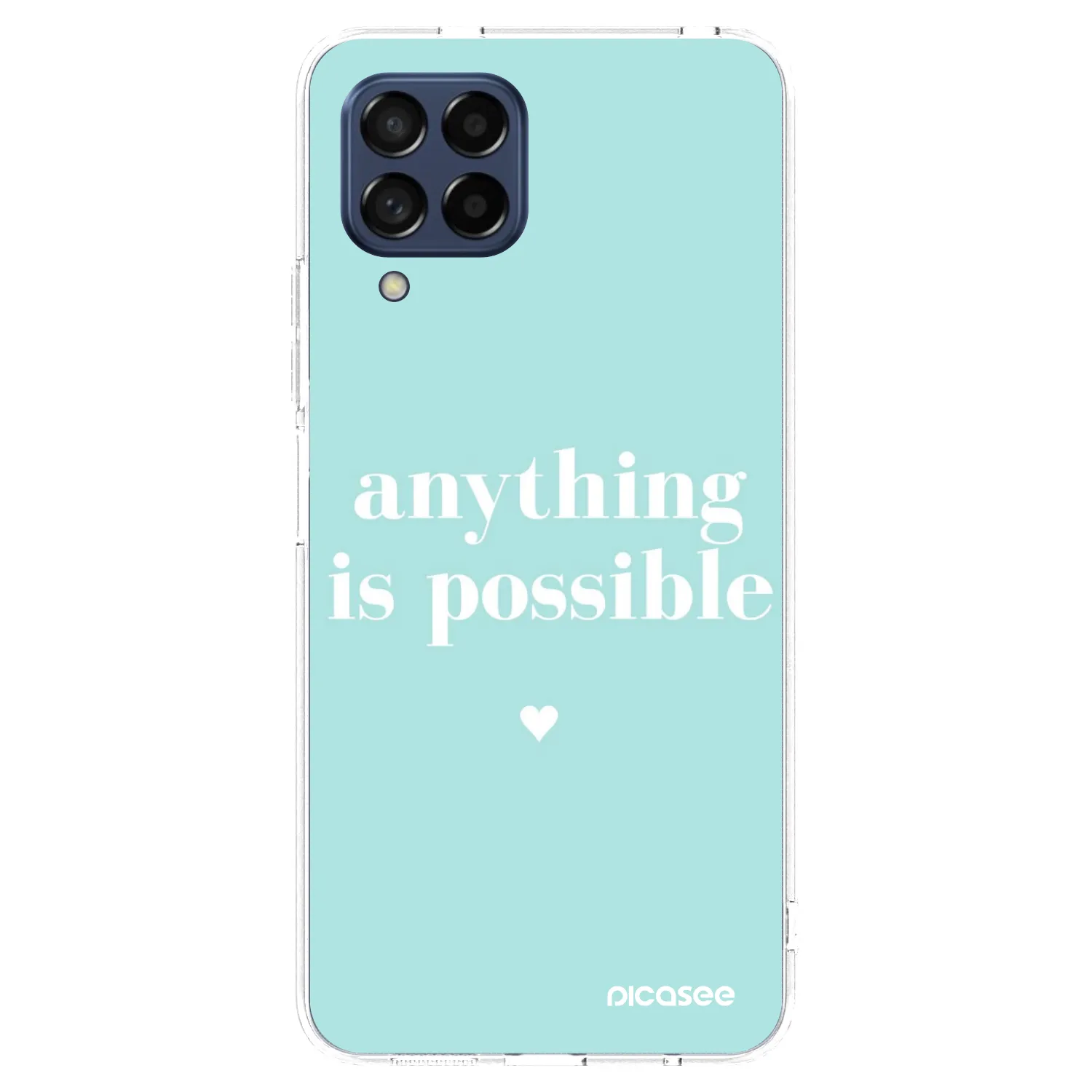 Picasee silikónový prehľadný obal pre Samsung Galaxy M53 5G - Anything is possible