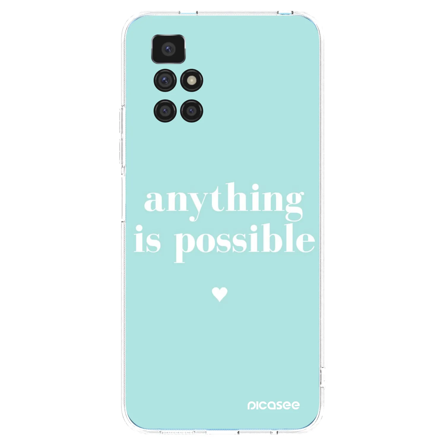 Silikónový prehľadný obal pre Xiaomi Redmi 10 (2022) - Anything is possible
