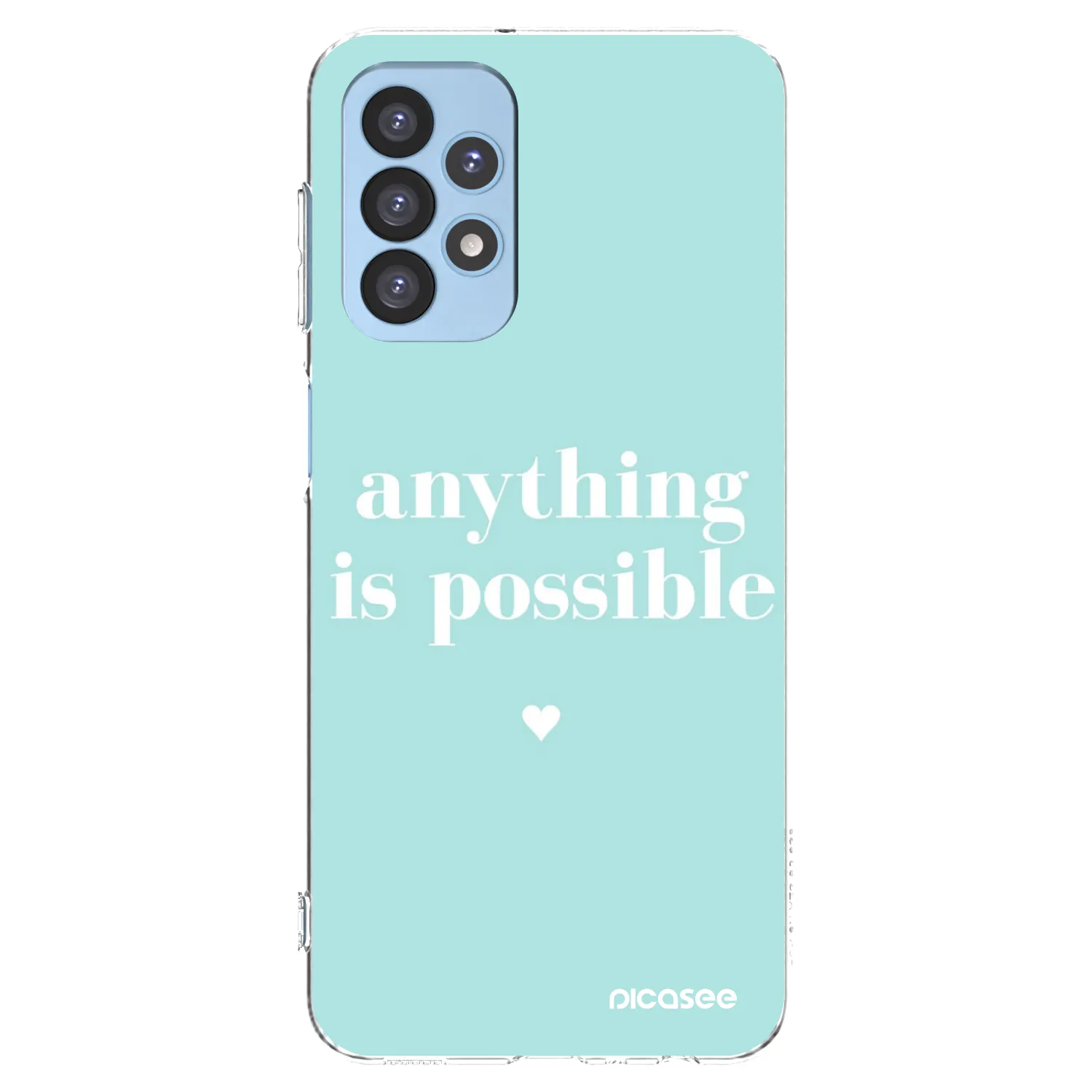 Silikónový prehľadný obal pre Samsung Galaxy A23 A235F 4G - Anything is possible
