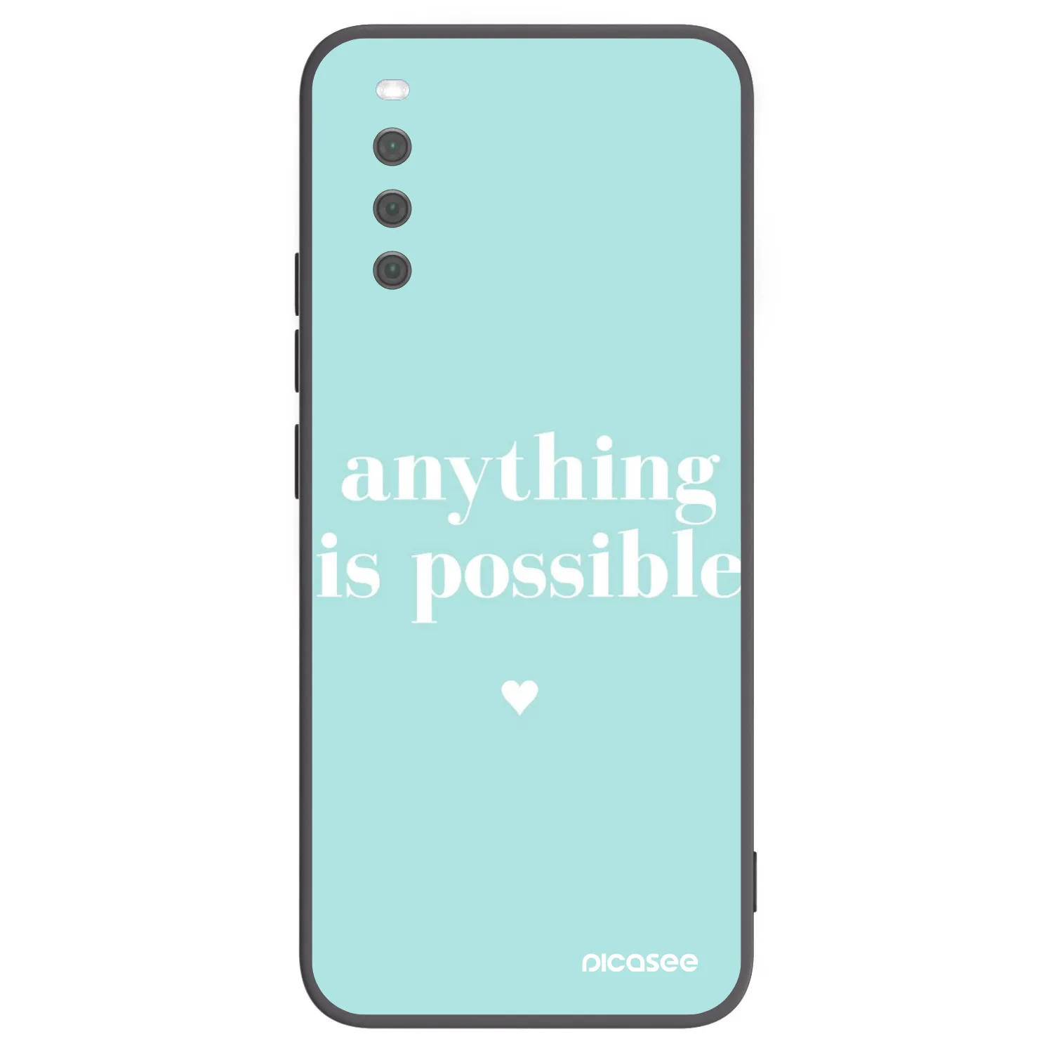 Picasee silikónový čierny obal pre Sony Xperia 10 III - Anything is possible