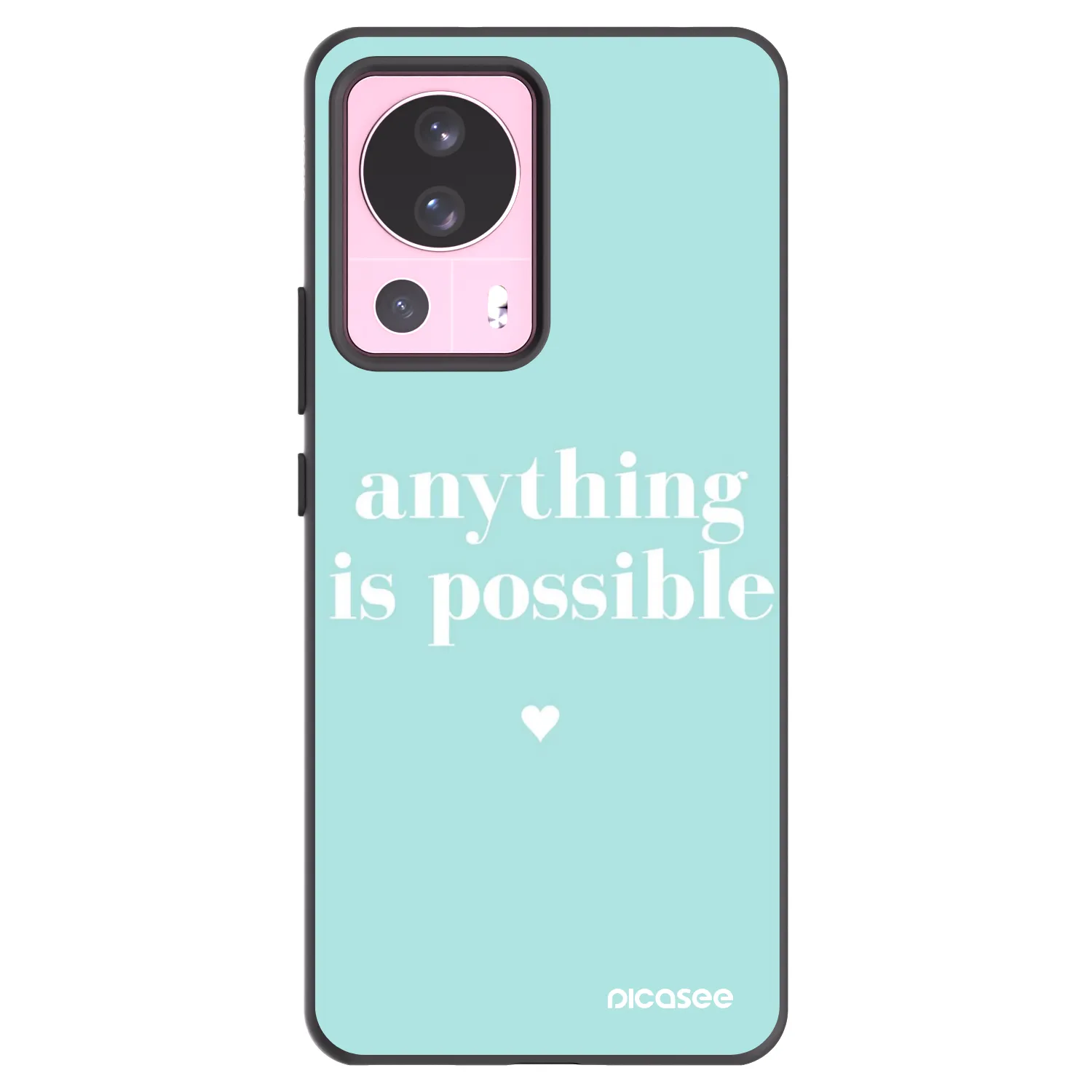 Picasee silikónový čierny obal pre Xiaomi 13 Lite - Anything is possible