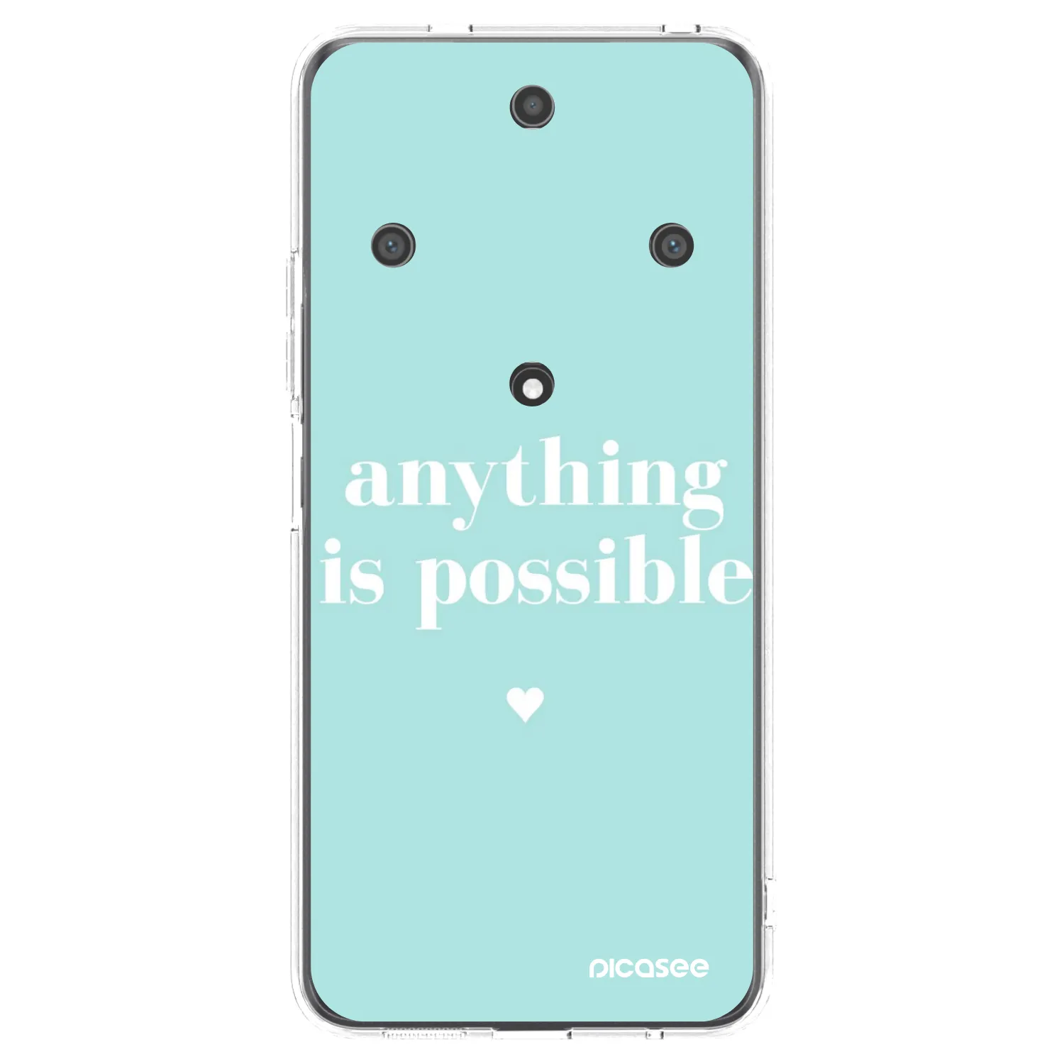 Picasee silikónový prehľadný obal pre Honor Magic5 Lite 5G - Anything is possible