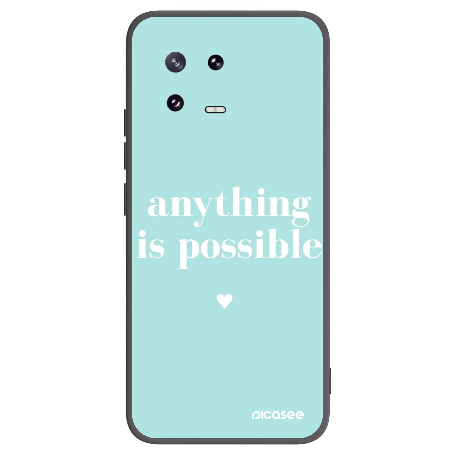 Silikónový čierny obal pre Xiaomi 13 Pro - Anything is possible