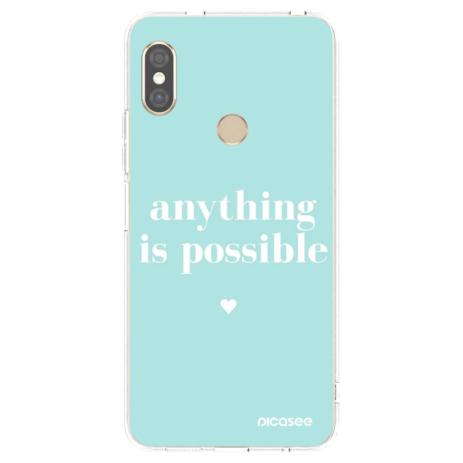 Silikónový prehľadný obal pre Xiaomi Redmi Note 5 Global - Anything is possible