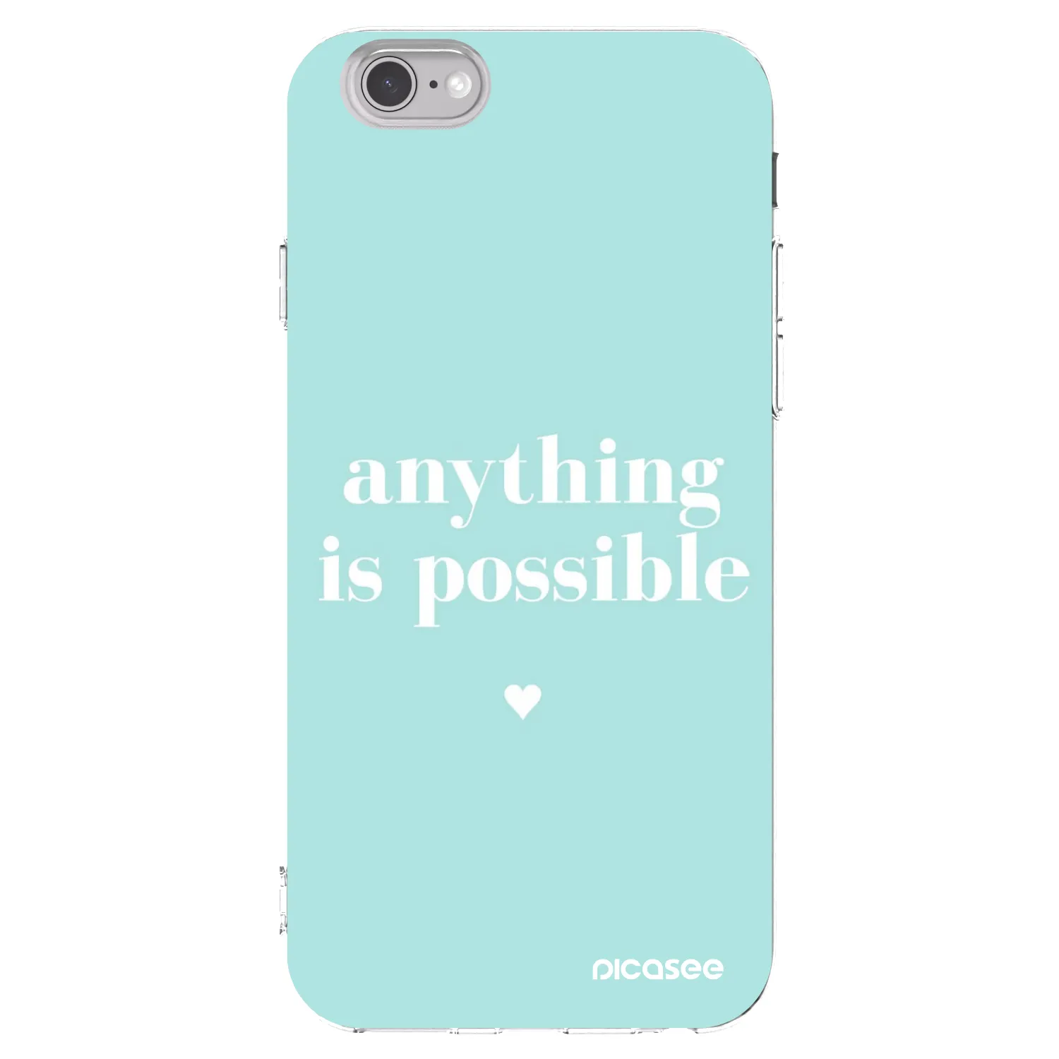 Silikónový prehľadný obal pre Apple iPhone 6/6S - Anything is possible